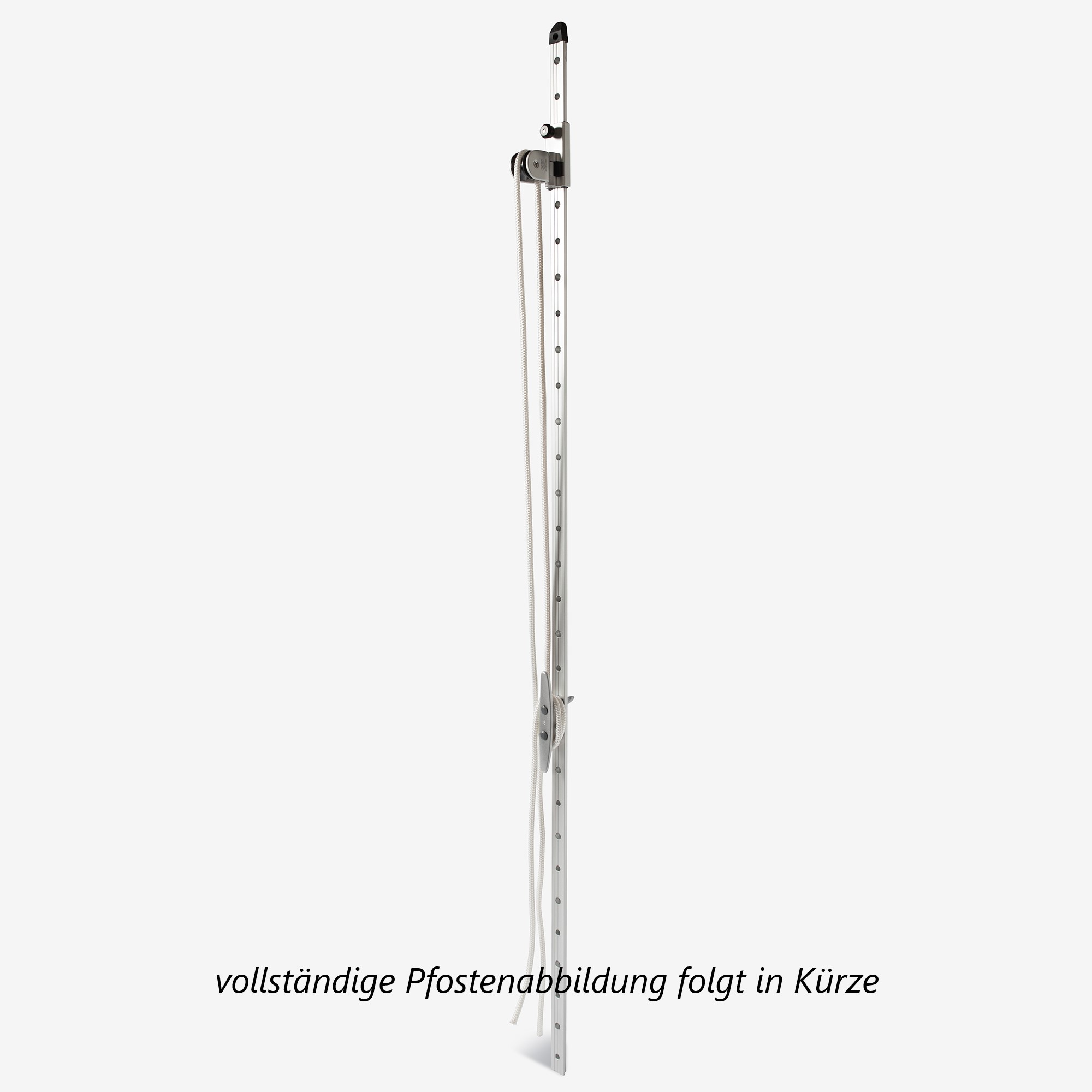 Höhenverstellung Sonnensegel Pfosten
