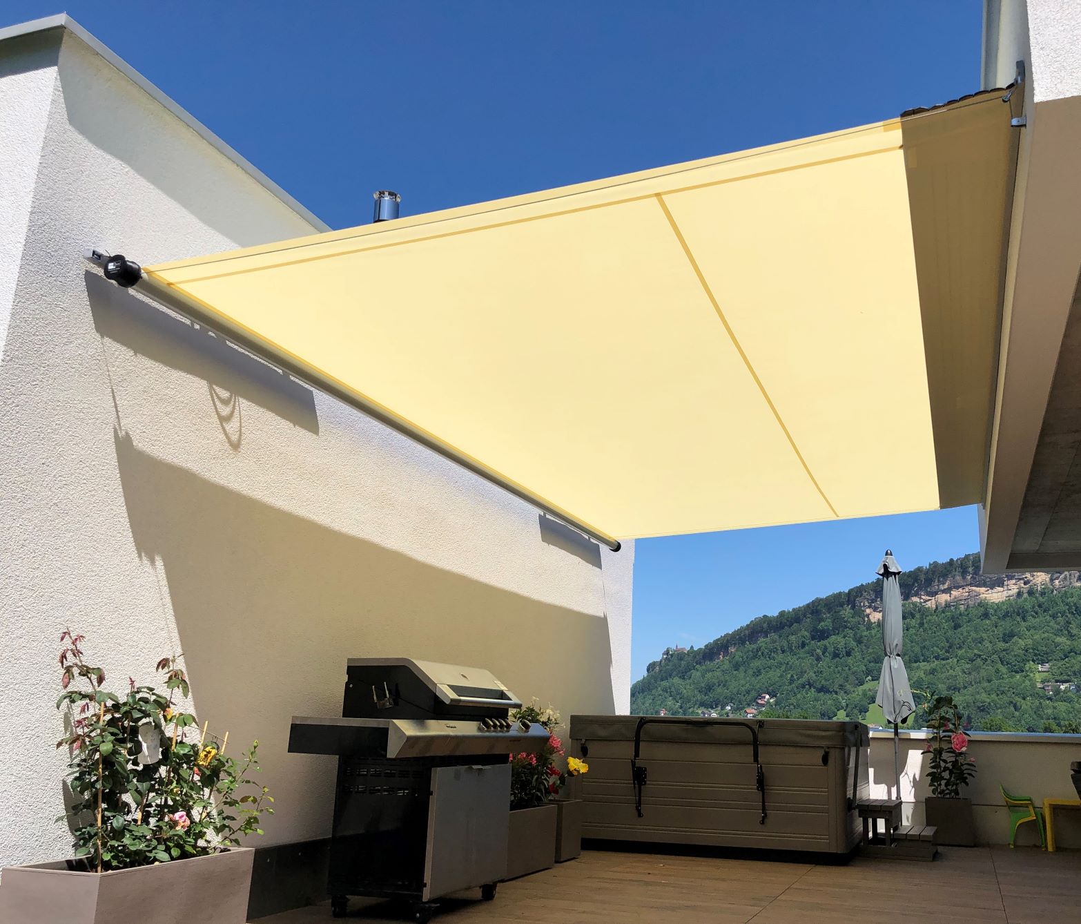 Sonnensegel RollOff STRUCTURE by SHADESIGN