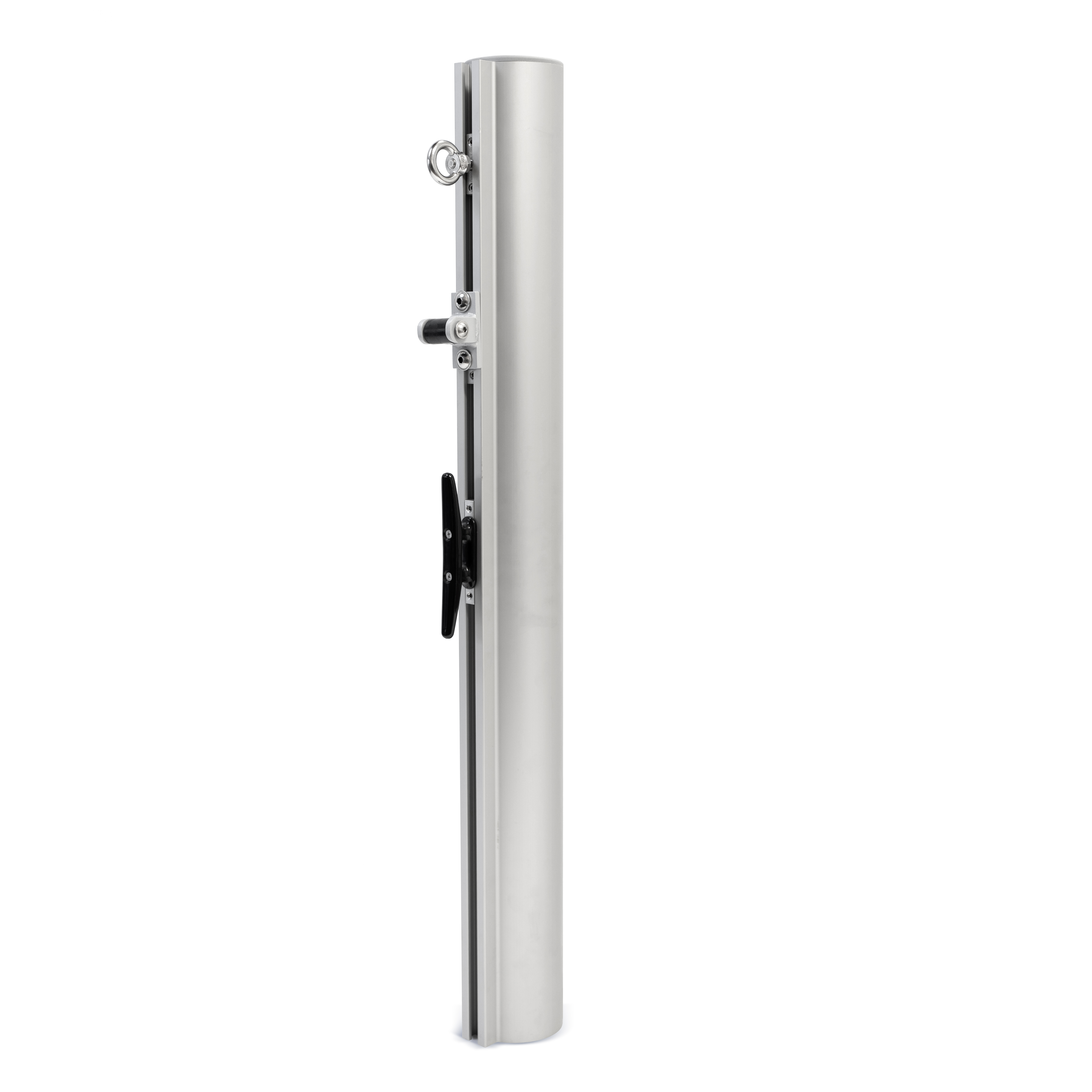 Aluminiumpfosten mit Gleitschiene