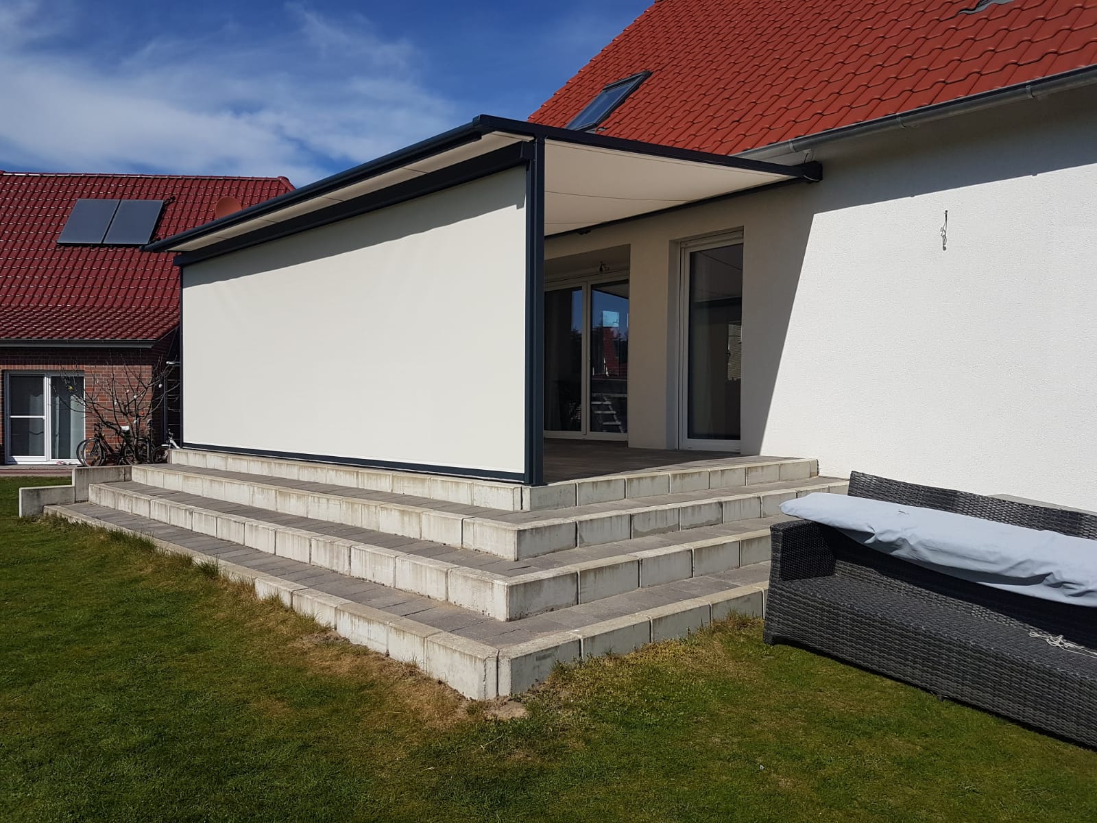 TST Velora Rain - regenfeste Terrassenüberdachung 