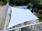 Sonnensegel Viereck - 759 x 533 x 404 x 547 cm aus Airtex