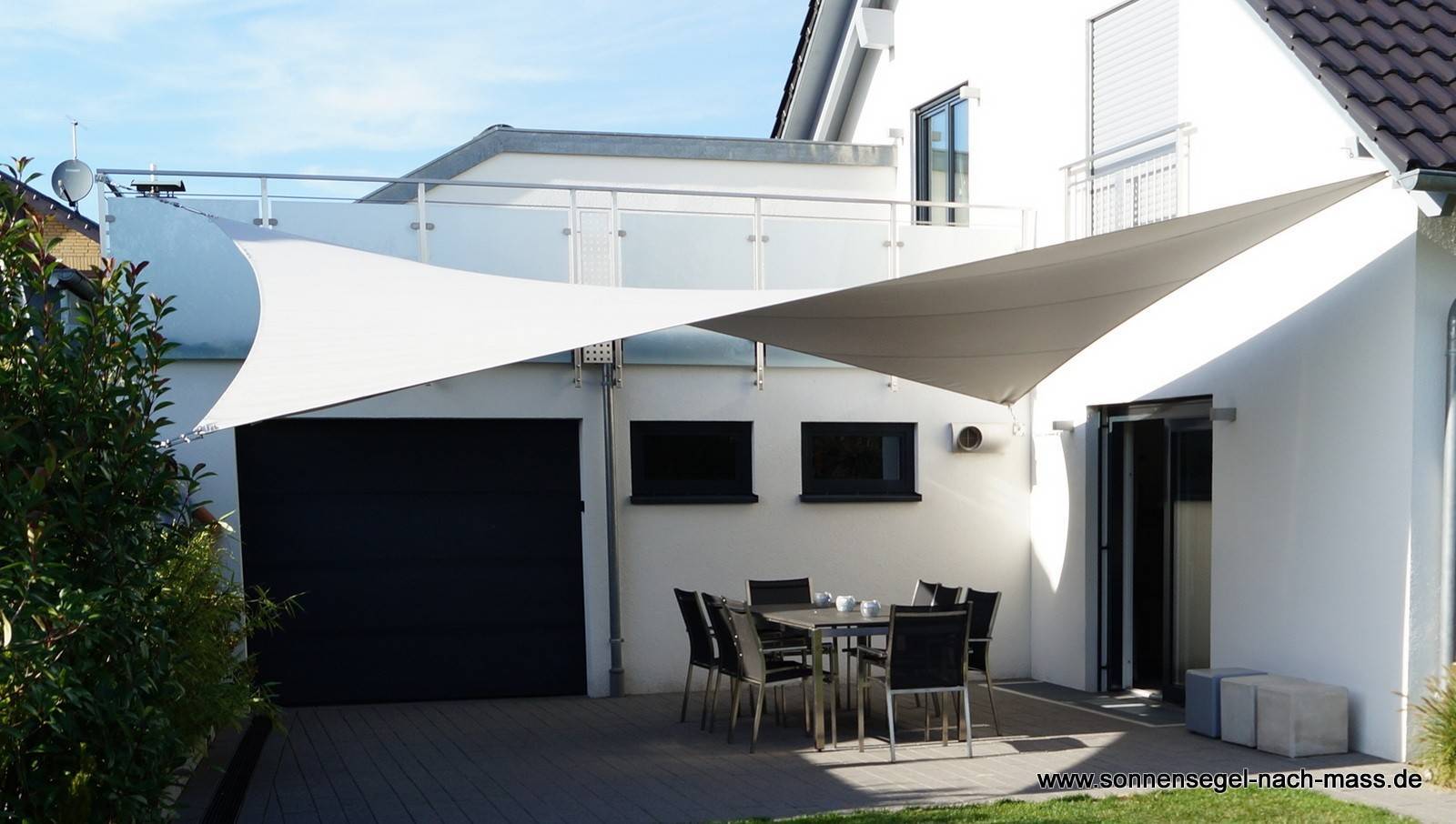 3D Sonnensegel Terrasse