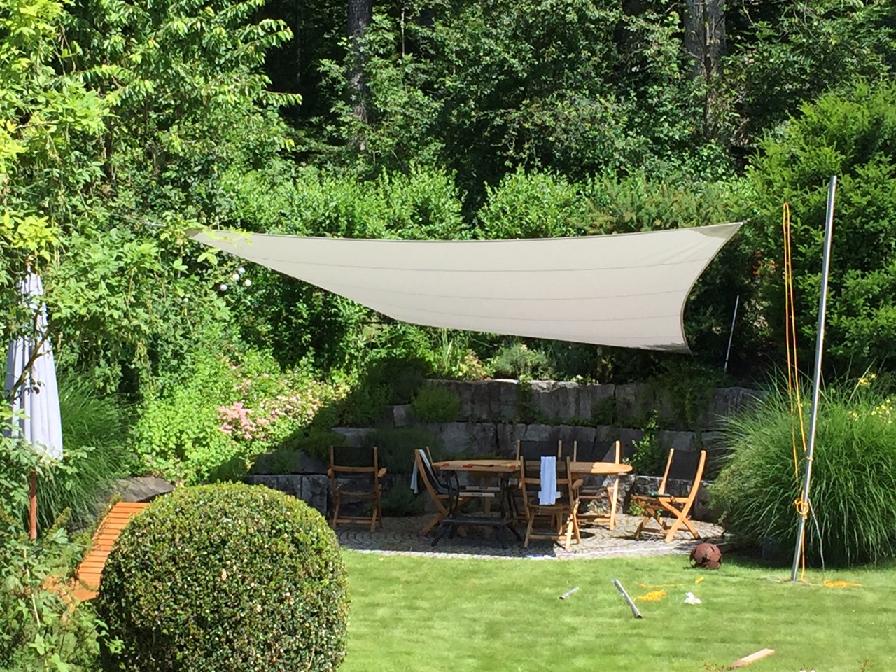 Segel-im-Garten