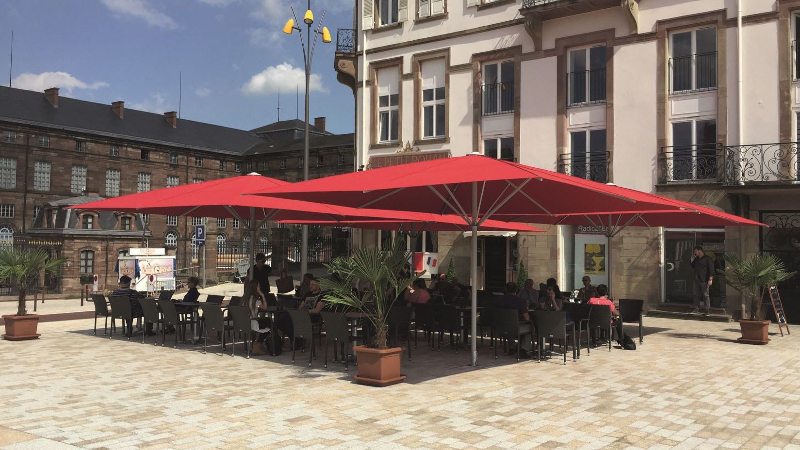 Sonnenschirme Gastronomie
