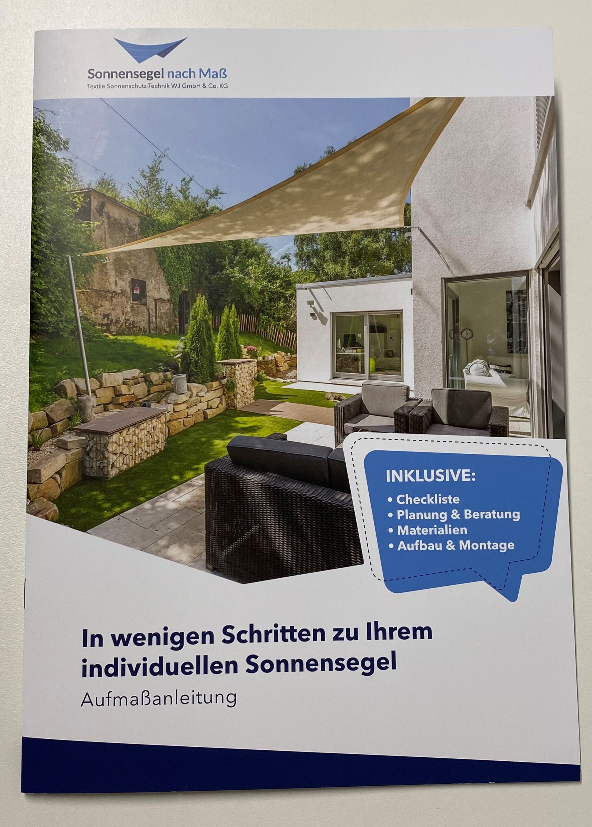 Deckblatt unserer Aufmassanleitung