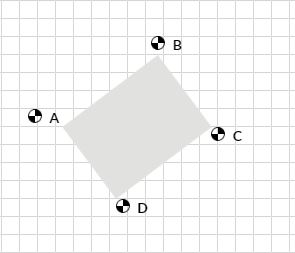 Sichtschutz Viereck - 5m² aus Soltis 92