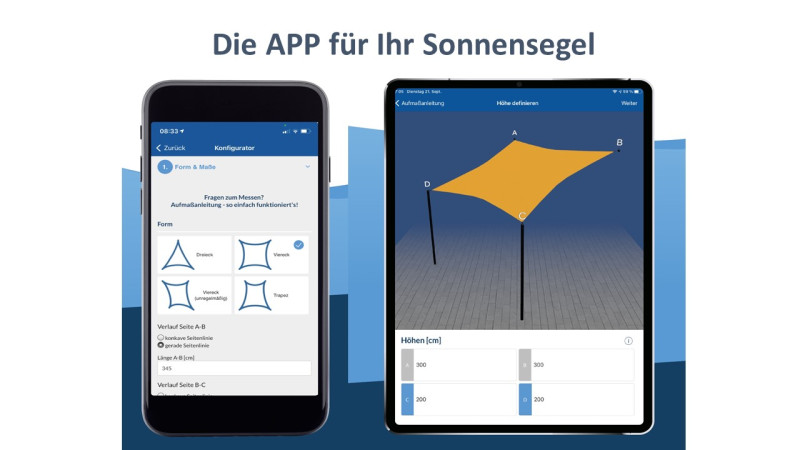 Sonnensegel App